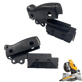 2 Pcs Miter Saw Trigger Power Switch Replacement Part Compatible with Dewalt DW712 DW715 DW716 DW717 DW718 DWS780