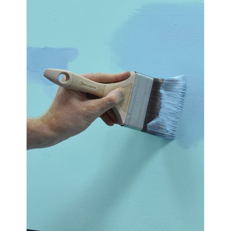 ROLLINGDOG 2PC Large Paint Brush - Fence Paint Brushes for