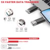 Vansuny 3 Pack 32GB USB C Flash Drive 2 in