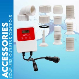 Aqua Dream 1585 GPH Submersible Pump(6000L/H,47W) ECO Amphibious Internal External Fountain Aquarium Sump with Digital Controller Water Pump For Pond,Fish Tank,Fountain,Hydroponics,Statuary - 1Pc