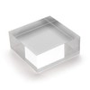 Acrylic Block 100 x 100 x 40 mm Transparent, All-Round