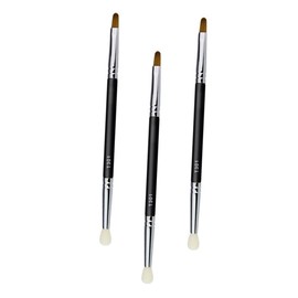 TOVINANNA 3pcs Conceal Dark Circles Double-ended Concealer Brush Eyeliner Brush Eye Makeup Creative Makeup Tools Double-head Portable