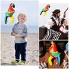 Guyode Pack of 4 Parrot for Pirate Costume Inflatable Pirate