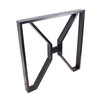 ECLV 28" Dining Table Legs, X-Shaped Steel Table Legs, Office
