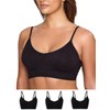 DIXXSON Pack of 3 Women's Bralette Bra Soft Padded Adjustable