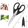 iBayam All Purpose Kitchen Scissors, Kitchen Shears with Protective Sheath