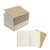 ZMCYN 24 Pack Kraft Cover Blank Notebooks A6 (14x10 cm),