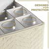 Sorbus Stemware Storage Cases (Quilted) Wine Glass Storage Box Case