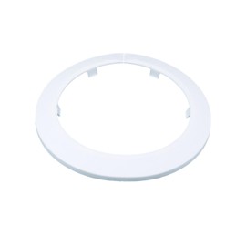 CAcoverVA 160mm Pipe Cover Decoration; Fit 6.29" Outer Diameter Pipe/Hole; White PP Plastic Escutcheon Pipe Collar; Snap-on Water Pipe Escutcheon Plate for Bathroom Kitchen Wall Pipe Tube Decor 1Piece