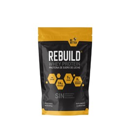 Be Better REBUILD, Proteína de Suero de Leche Sin Sabor, 24g de Proteína por Porción, 5g BCAAS, Sin Azúcares Añadidos, 810g