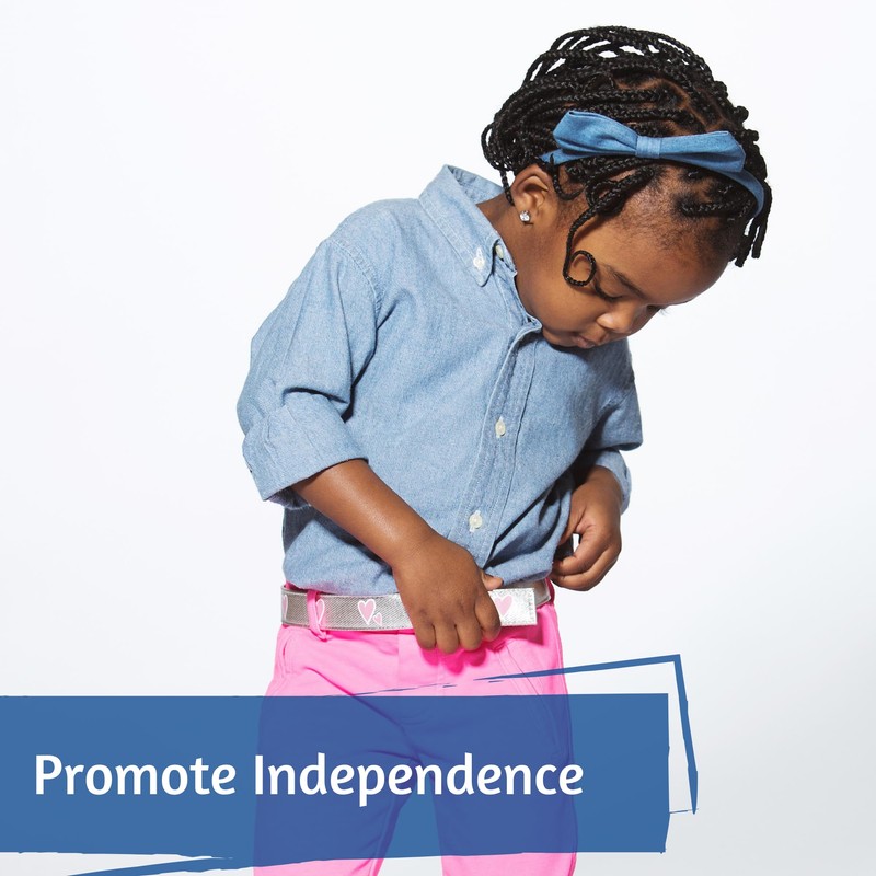 Myself Belts Unisex Easy One Handed Belt with Faux Buckle