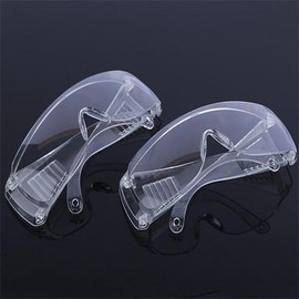 Transparent safety goggles, safety glasses, eye protection, disease prevention, laboratory, and industrial use. / 투명 안전 고글 보안경 눈보호 방역 실험실 산업용