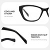 Cyxus Thick Cell Frame, Date Glasses, Blue Light Reduction, No