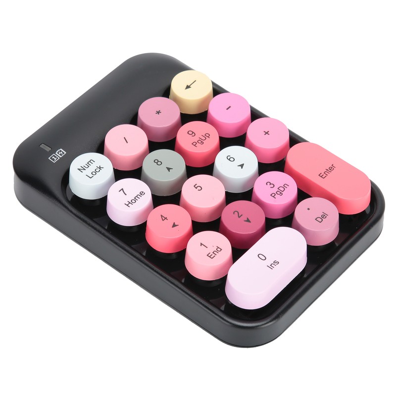 AJAZZ Wireless Numeric Keyboard Chocolate Keycap for Game Direction Switching