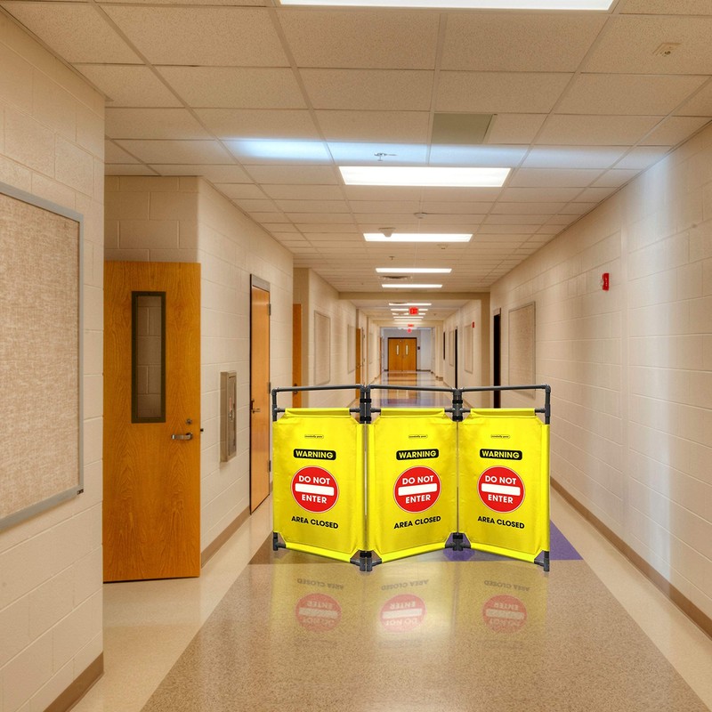 Essentially Yours "Do Not Enter Foldable Safety Barricade | High