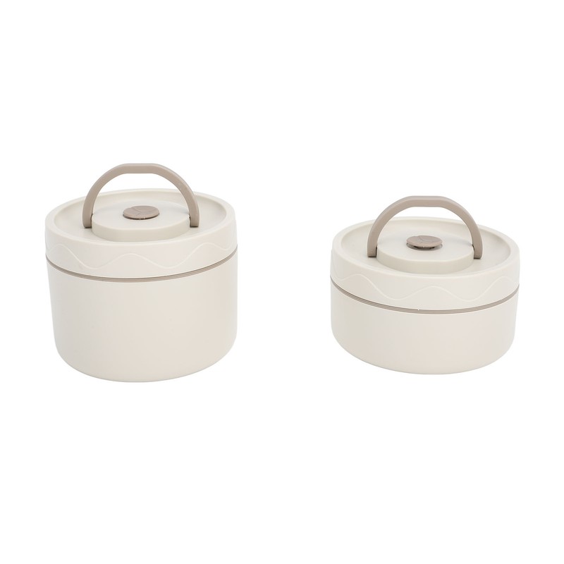 Insulated Lunch Container 304 Stainless Steel Leakproof Portable Round Thermal