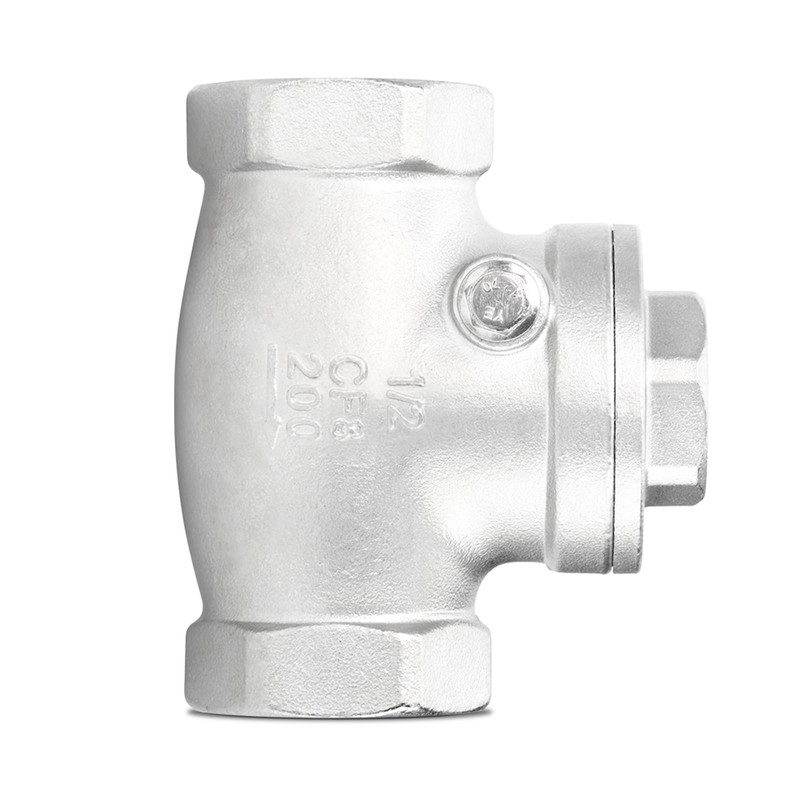 ERGAOBOY 1/2" BSP 304 Stainless Steel Check Valve, Female x