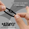 ARMYU Military Dog Tag Silencers Round Silicone Rubbers Set (Purple)