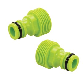 UKDeals Direct® Garden Hose Pipe Connector Adaptor screw Hose Pipe adaptor 3/4" BSP Male Screw Type Accessory Connector Pack of 2