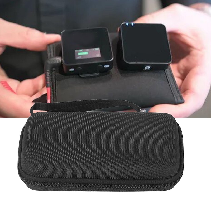 Hard Travel Case Dual Channel Compact Digital Wireless Microphone Hard