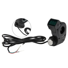 Electric Scooter Ignition Lock, One Button Start 3Pin Plug Design Electric Scooter Switch Lock with 2 Keys