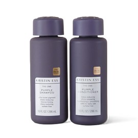 Kristin Ess"The One" Purple Shampoo and Conditioner Set for Blonde Hair, 10 Ounce Each