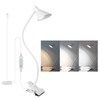 Qooltek LED Reading Lamp, Adjustable Clamp Lamp Bed, Clip Light