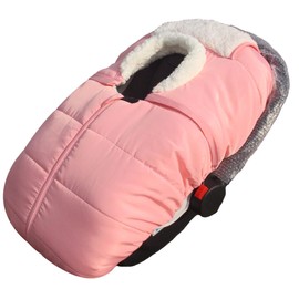 Mom's Choice Awards Winner-TSAYAWA Winter Baby Car Seat Cover -Keep Babies Warm Carseat Bunting Bag/Blanket for Newborn & Infant - Cold Weather Insulated Windproof Carrier Canopy for Travel (Pink)