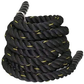 Saturnpower 1.5 in x 30ft Battle Rope Poly Dacron Workout Rope Exercise Training Undulation Core Strength Training Equipment Rope