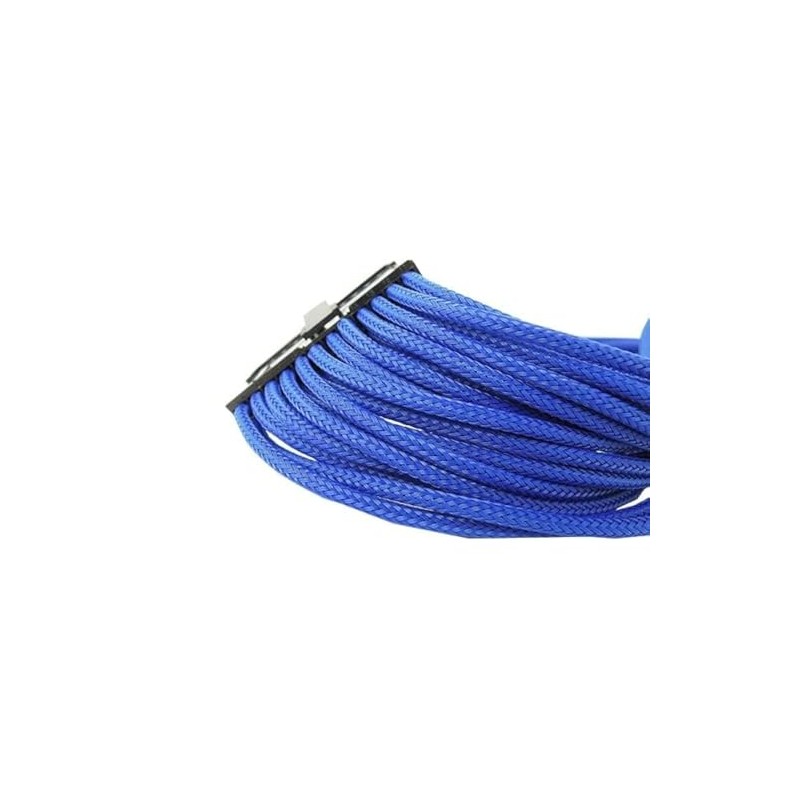 Blue Braided 24-pin ATX Extension