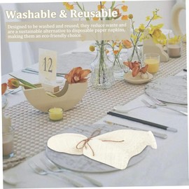 12 servilletas de Lino servilletas rústicas cuadradas de Tela de 17x17inch con Flecos servilletas Reutilizables Suaves y Lavables para la Mesa de la Cena de la Fiesta de Bodas Beige Home