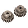 2Pcs RC Motor Gear Set Easy to Install M0.6 20T