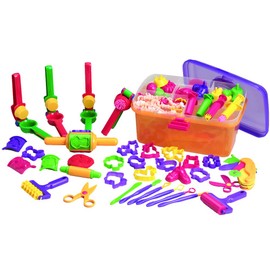 Constructive Playthings CPX-087 Classroom Clayworks Set 80 Piece Set