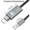 Hsthe Sea Type C to HDMI Cable 2 Meter 4K60Hz