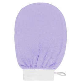 Haobase 4 Pcs Exfoliating Gloves Body Scrub Glove Bath SPA Exfoliating Mitts Dead Skin Remover Gloves for Women and Men (purple+Blue+Green+Pink)