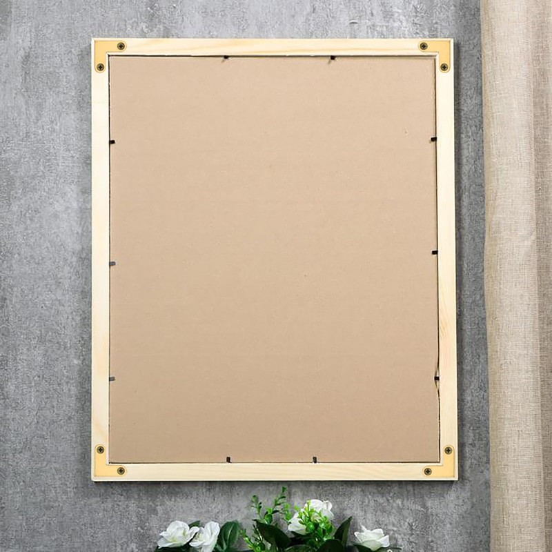 6Pcs Antique Brass Flat Corner Bracket Sturdy Angle Brackets Corner