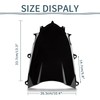 Motorcycle Windshield, PSLER Front Windshield Windscreen for YZF R6 600