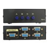 DEEIRAO VGA Switch Box, 4 Port 15 Pin Female (4
