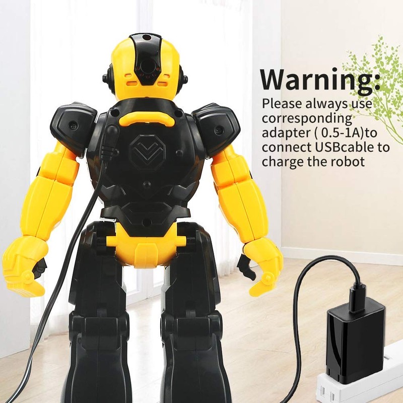 HUSAN Remote Control Robot For Kids, Intelligent Dancing Robot With