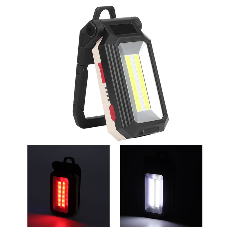 Mini Folding LED COB Work Light Magnetic Lamp Adjustable Brightness