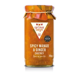 Cottage Delight Spicy Mango & Ginger Chutney, 340 gram