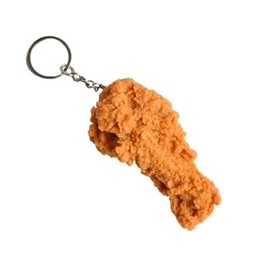 Imitation Food Keychain Fried Chicken Leg Chicken Wing Chicken Nugget Keychain Accessories, Chicken Leg, 1