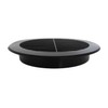 6" Black Round Plastic Louver Soffit Air Vent (1)