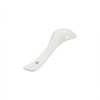 Xmomx 6 pcs White Soup Spoon Round-Bottom Asia Porcelain Ceramic