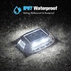 VOLISUN Solar Driveway Lights Dock Deck Lights 4 Pack,9 Colors