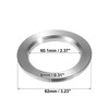 X AUTOHAUX 4 PCS OD 82mm to ID 60.1mm Aluminum