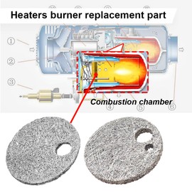 1Pc/lot 33mm Diameter Car Heater Burner Mesh 1302799a |1302799B Replacement Accessories Parts for Webasto Air Top 2000/S/ST (1, Dual Hole Type)