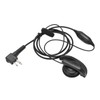 Walkie Talkie Headset Intercom 2 Way Radio Black Earphones Universal