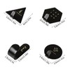 4 Ganchos de Pared Autoadhesivos de Metal, Percheros para Ropa,