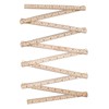 Jeemiter Wood Folding Rule, 6.5FT 2M Foldable Ruler with Inch